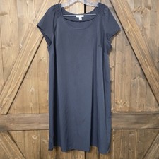 Liz Lange Maternity for Target Navy Short Sleeve Shift Dress Size XL