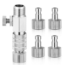 Airbrush Quick Connect Disconnect Adapter Kit 1/8 Inch Fittings 4 PCS Part