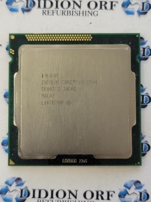 INTEL Core i5-2500 SR00T 3.30 GHz 6 MB SmartCache 95W SKU 13370