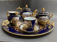 Rare Antique 19C French Sevres 5 pcs Porcelain Tea Set
