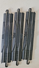 Bachmann HO EZ Track - 9 inch straight black rerailers- Set of 3