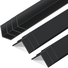 10 Pcs Wall Corner Protector Guards, Black Vinyl 3/4 x 36 Inch Corner Trim Mo...