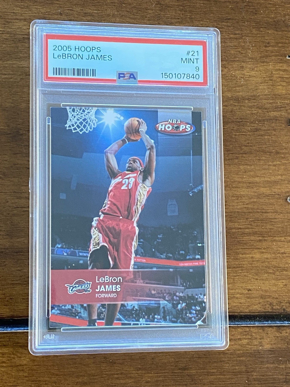 2005 Hoops Lebron James Psa 9