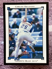 2002 Fleer Premium Carlos Delgado #112 Toronto Blue Jays