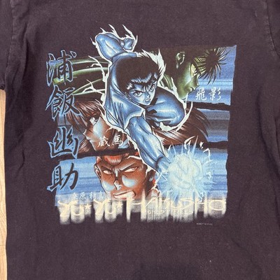 Vintage 2002 Yu Yu Hakusho ODM Tag Anime Tee Shirt Ghost Files Size Small
