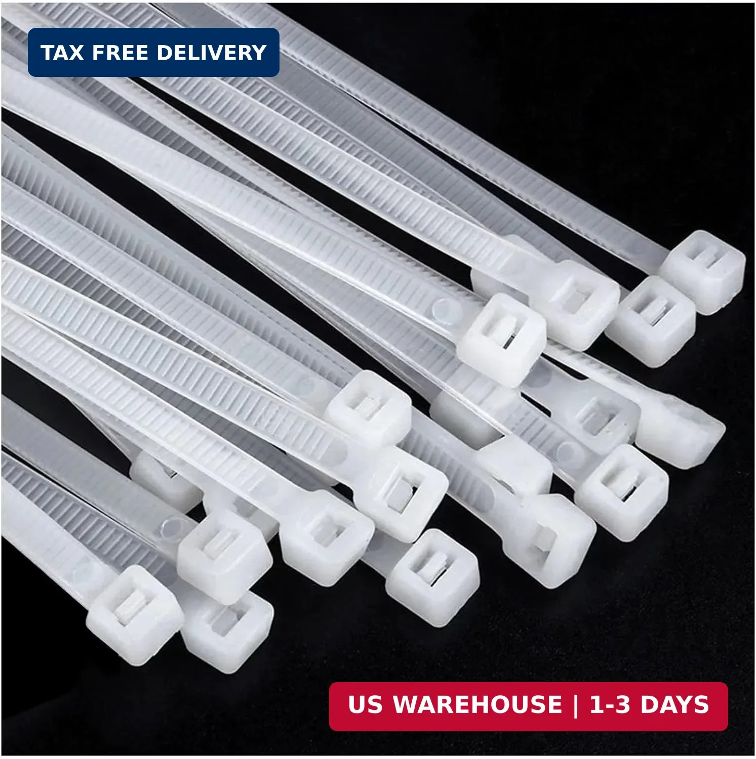 Large Zip Ties 24 Inch White Heavy Duty Zip Ties for Outdoor