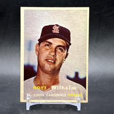 1957 Topps #203 Hoyt Wilhelm HOF St Louis Cardinals Vintage Baseball Card
