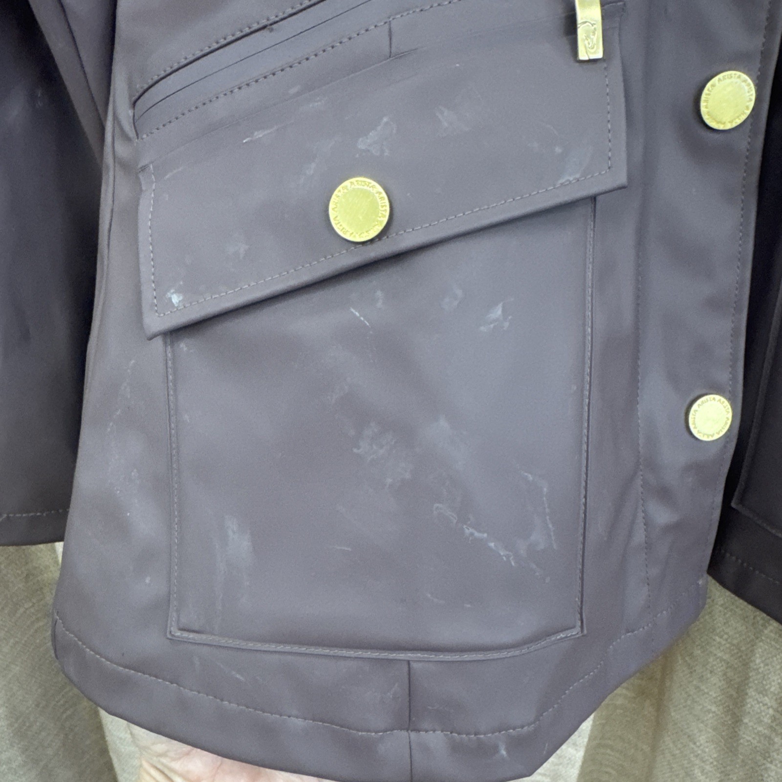 Arista Rain Jacket - Extra Small - Fig - image 4