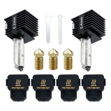 2 Pack A1/A1 Mini Hotend Upgrade Kit - 0.2Mm 0.4Mm Hot End Extruder with 0.2/0