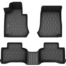 Floor Mats Compatible with 2016-2022 Mercedes Benz GLC, All Weather TPE Floor