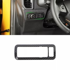 Carbon Fiber Head Light Switch Konsole Cover Trim für Ford Bronco Sport 2021 22+