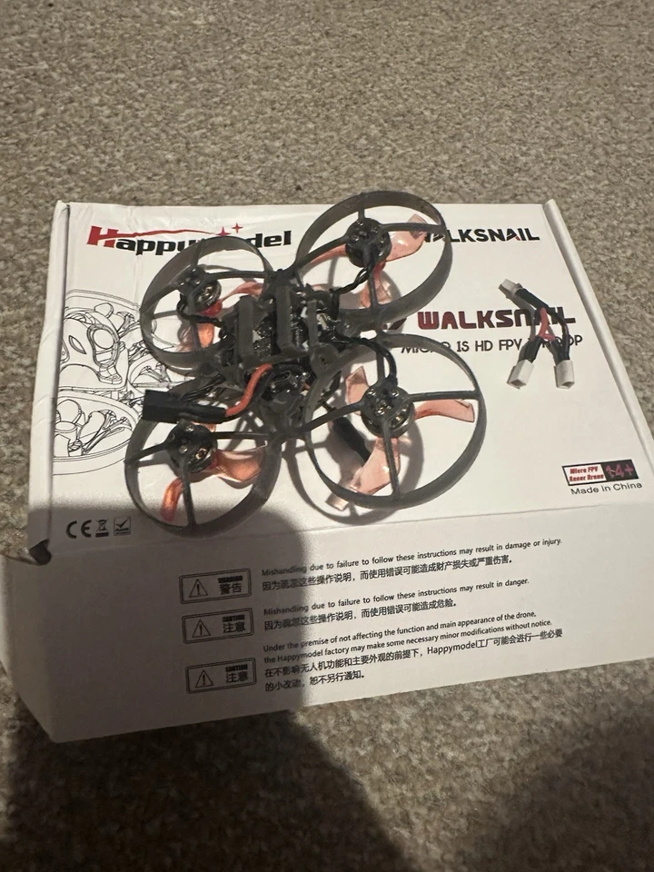 Moblite7 75mm Walksnail Whoop 1S And 2S HD FPV Drone Indoor/Outdoor With Spares - Image 3 of 3
