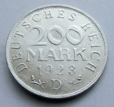 (556) WEIMAR REPUBLIC  -  200 MARK  -  1923 D