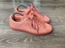Puma Suede Classic Mono Gold JR Girls Size 7C Sneakers Casual 381470-04