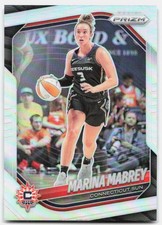 2025 Panini Prizm WNBA #18 Marina Mabrey Silver Prizms Connecticut Sun