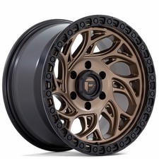 15x8 Fuel D841 Runner Or 5x5.55x139.7 -19 Bronze Black Ring Wheels Rims Set4