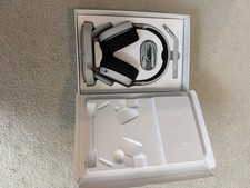Fractal Design Scape Wireless Gaming Headset (Grey) with spare accessories.