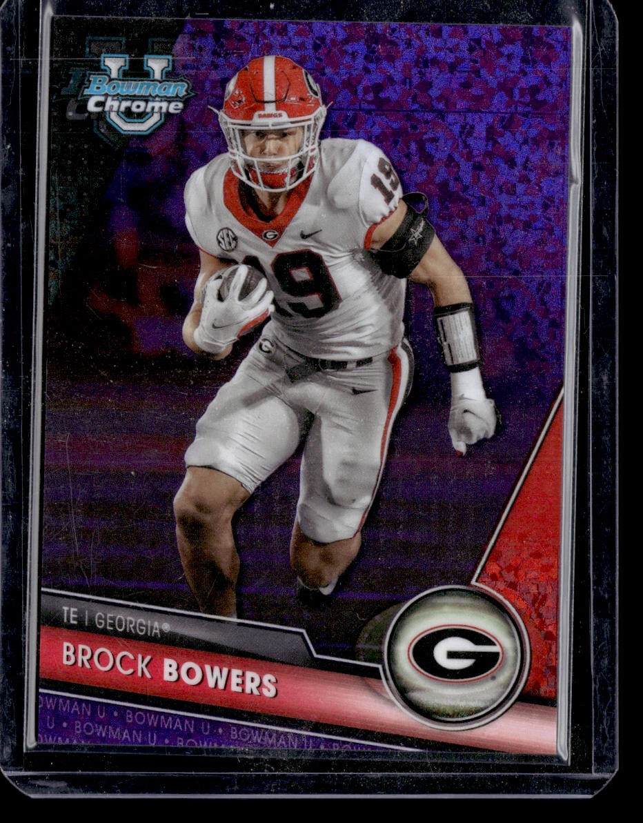 2023 Bowman University Chrome Sapphire Edition #50 Brock Bowers /399