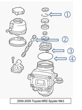 Toyota MR2 Spyder Mk3 Power Steering Refurbish Kit 04446-17020