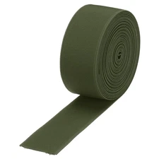 MECCANIXITY Elastic Bands for Sewing 1.64cm 5 Yard Army Green Knit Elastic