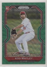 2021 Panini Prizm Tier II Green Wave Prizm Kodi Whitley #104 0w8