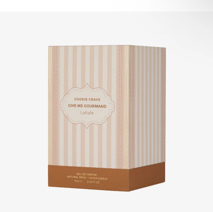 LATTAFA "GIVE ME GOURMAND" 75 ML (placer batido, locura de malva, baya en la parte superior Foto 2 de 2