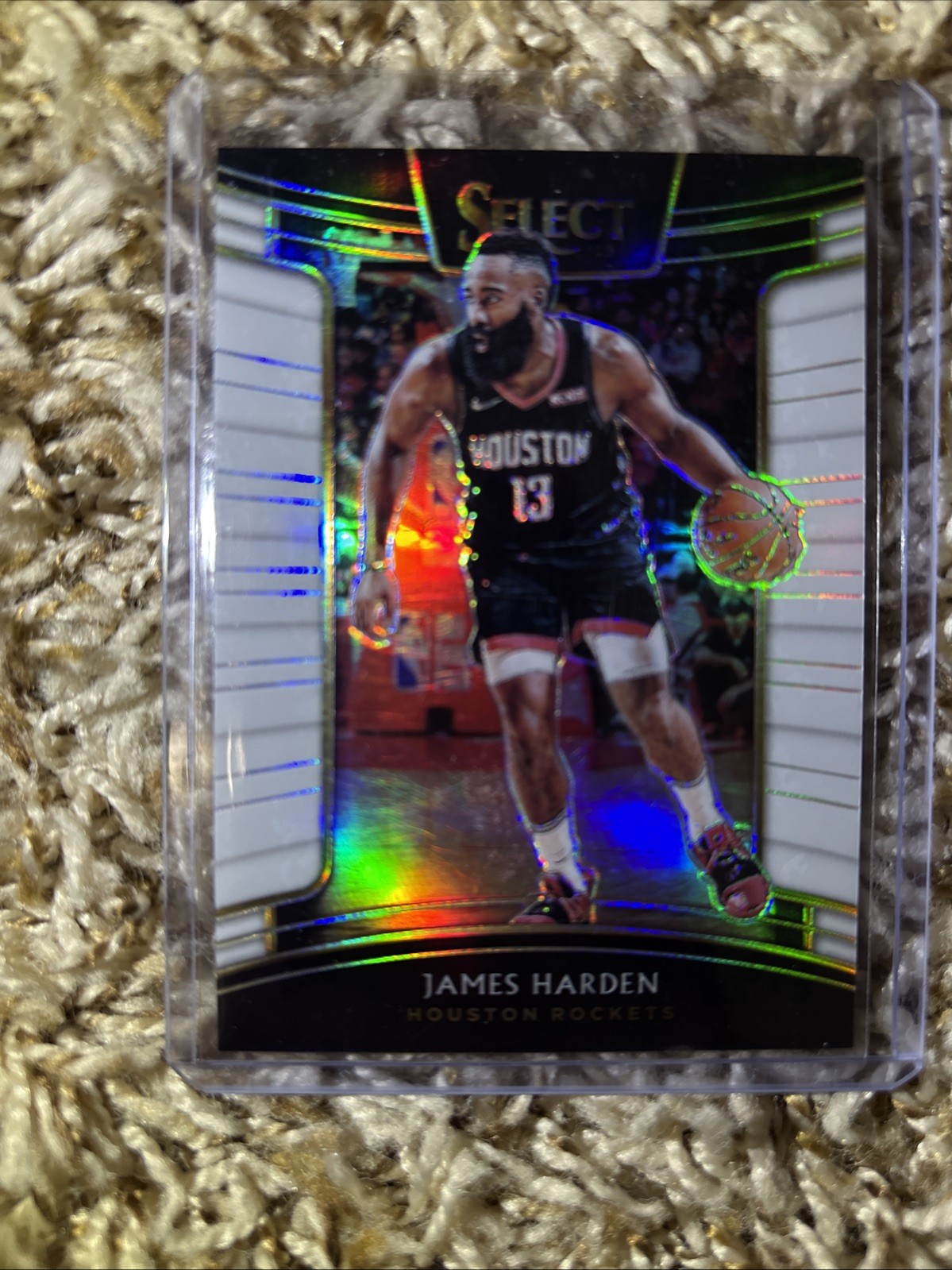 2018-19 Panini Select - Concourse Level James Harden #158 White Prizm /149