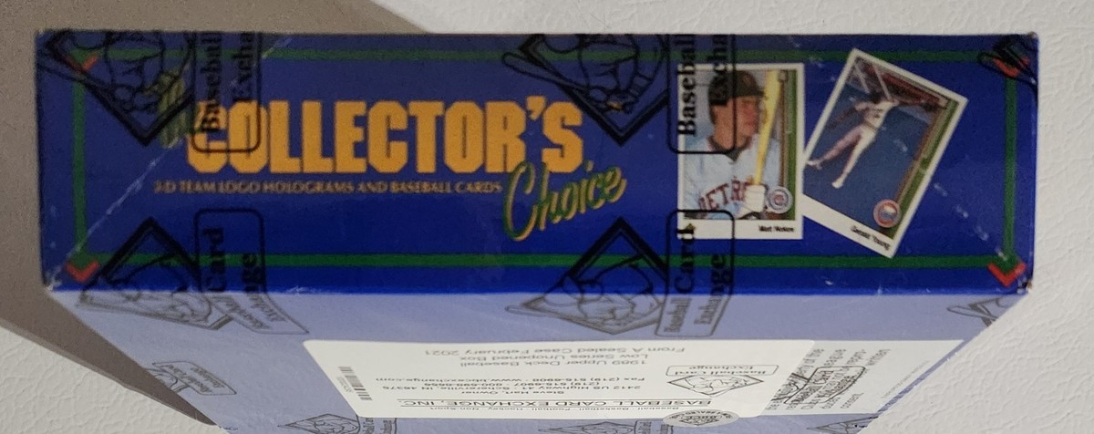 1989 Upper Deck Baseball Low Series Unopened Wax Box BBCE FASC