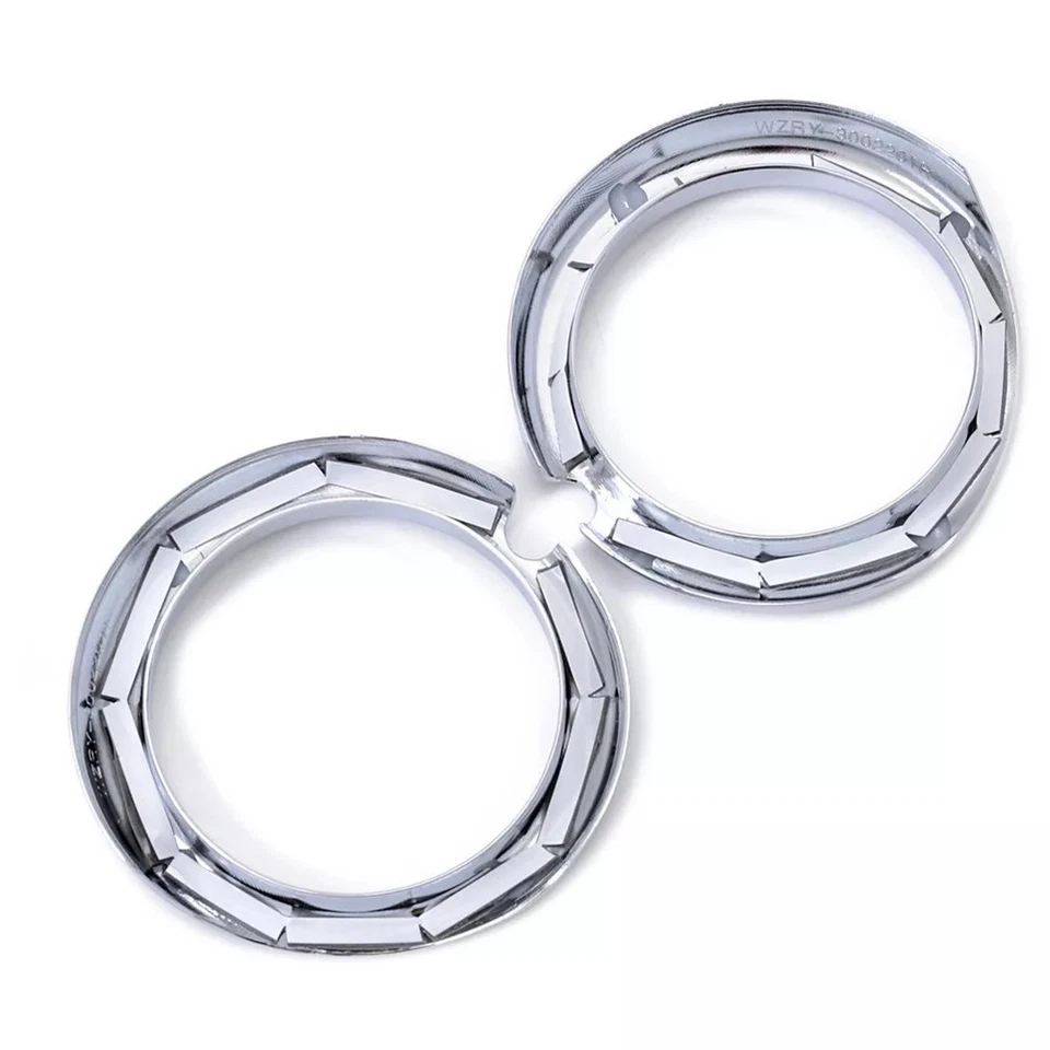 Front Lamp Covers Set Fit for Mitsubishi For Outlander Vehicles from 2016 21 - Image 4 of 4