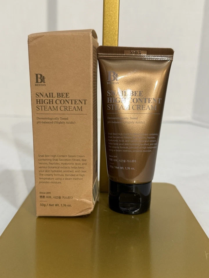 Crema de vapor de alto contenido Benton Snail Bee 50 g/1,76 OZ De Corea Nuevo En Caja Foto 2 de 4