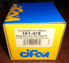 CIFAM 101-478 Cilindretto freno PER RENAULT R21 R5 TSE-TD 7701033311