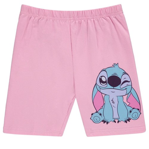 Disney Girls Lilo and Stitch Biker Shorts and T-Shirt- Little and Big Girls... - Picture 3 of 9