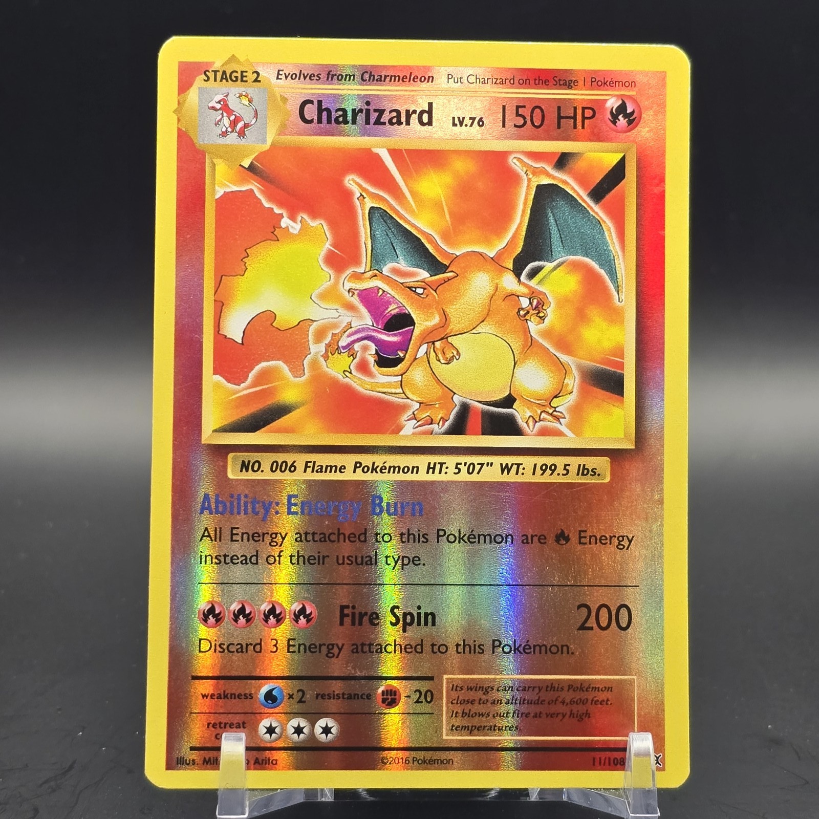 Pokémon TCG Charizard XY Evolutions 11/108 Holo Promo