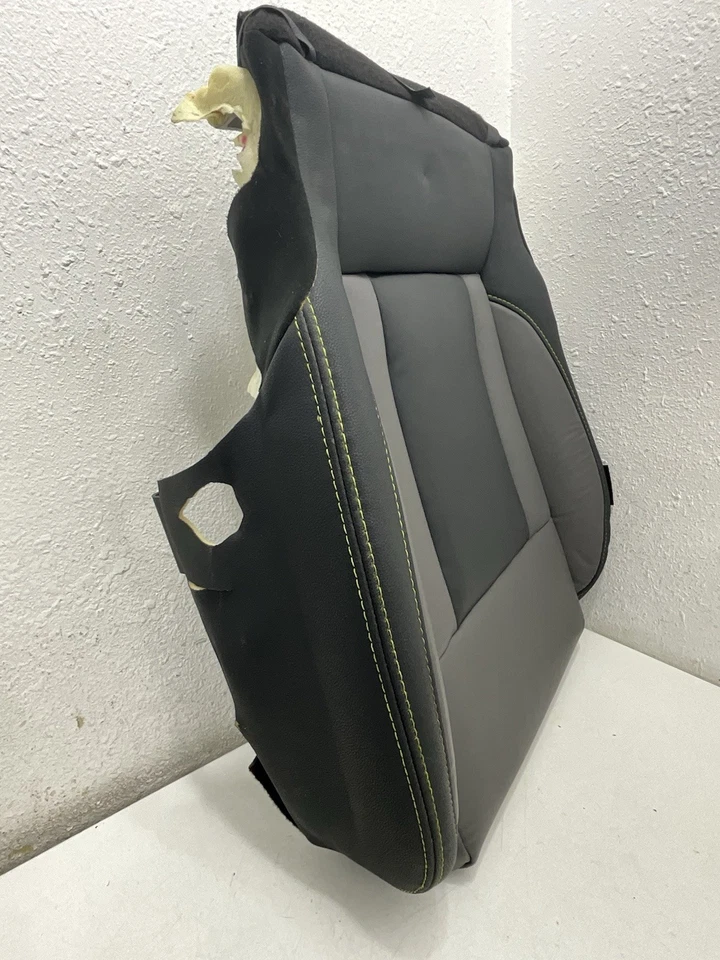 2024 Subaru Outback Front Left Lower Seat Cushion Blk Leather W Green Stich OEM - Image 3 of 4