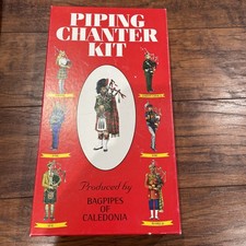 Bagpipes Of Caledonia Piping Chanter Kit Scotland, Beautiful Wood