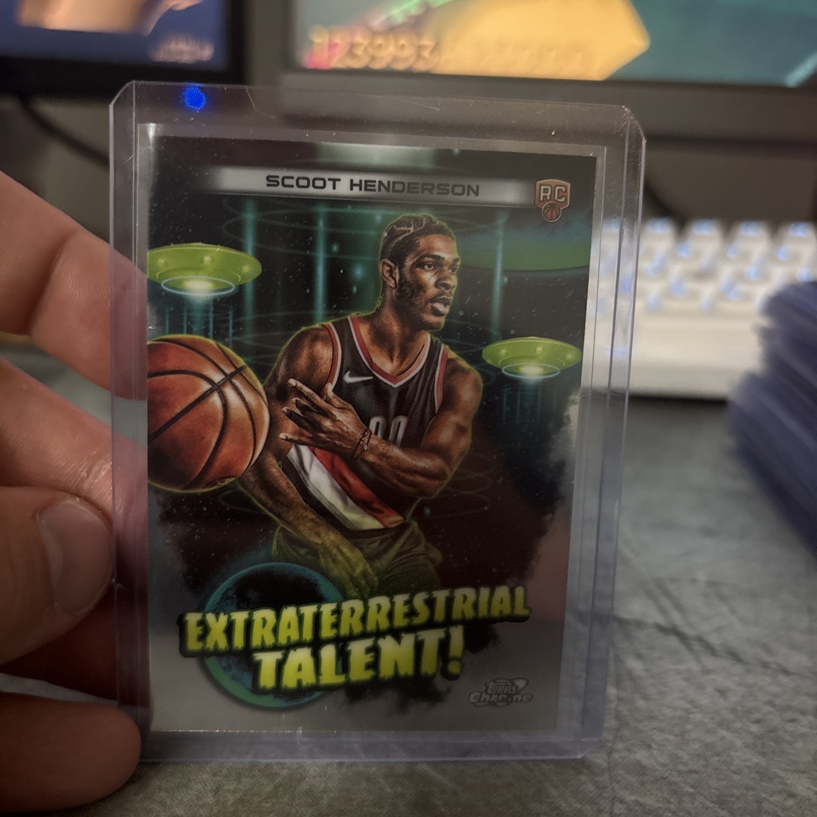 2023-24 Topps Cosmic Chrome Extraterrestrial Talent Scoot Henderson #ET-17 (RC)