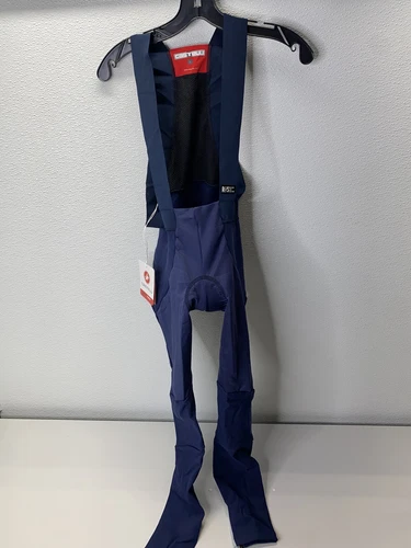 Castelli Mens Sorpasso ROS Cycling Bibtights Size L 450522 Blue