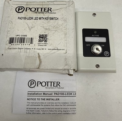 Potter PAD100-LEDK - No Key