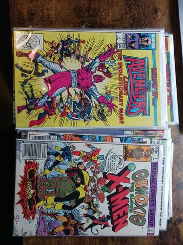 Lot Of 25 VINTAGE MARVEL COMIC Books.  What If.. X-men, More