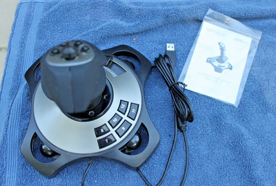 PXN-2113Pro Black Flight Joystick Built-in Vibration Motor  Flight Simulator ot2