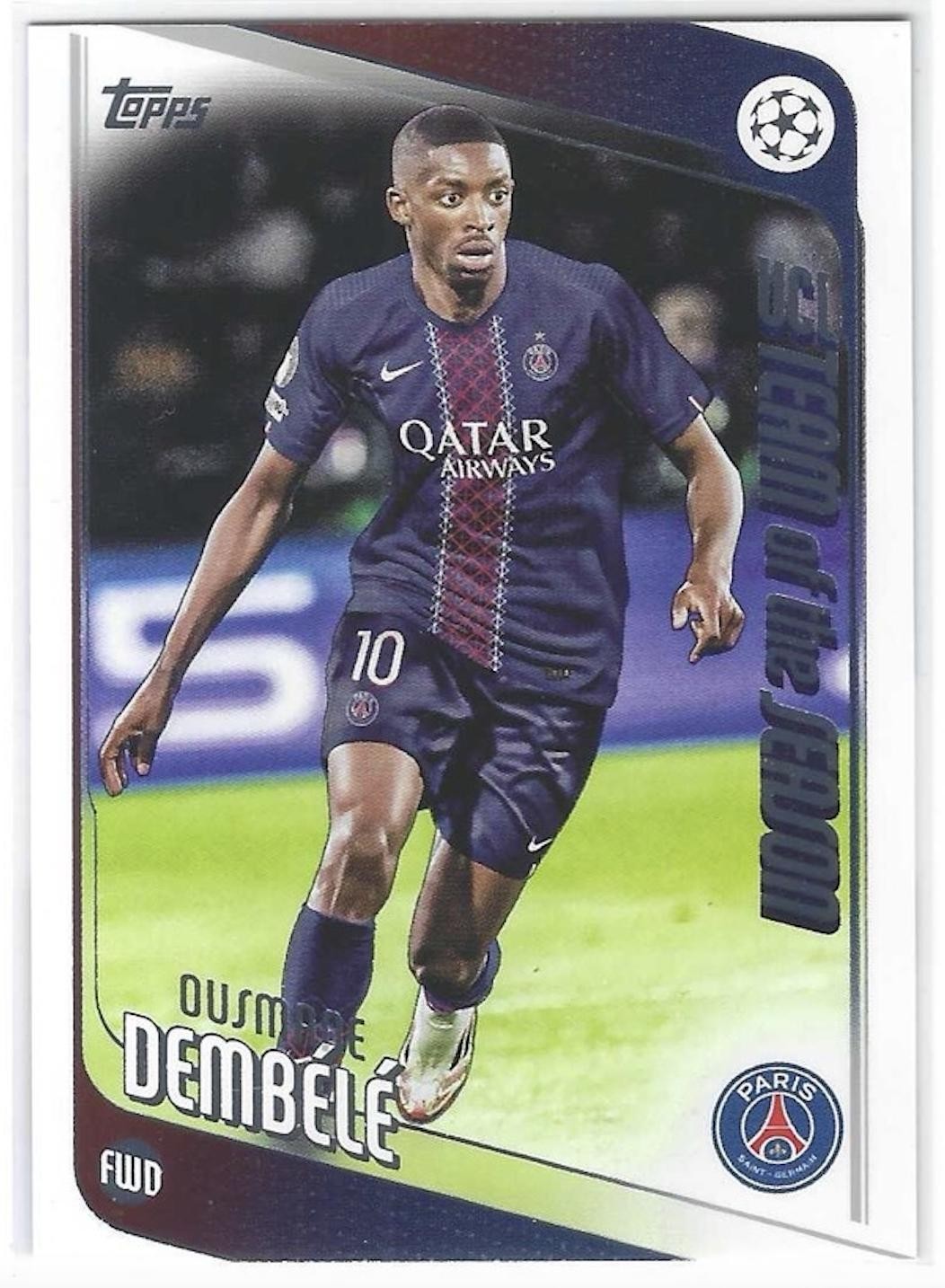 Ousmane Dembele 2025-26 Topps UEFA Club Competitions #3 Paris Saint-Germain