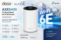 TP-Link Deco XE75 AXE5400 Tri-Band Mesh WiFi 6E Router 1-Pack NEW Sealed Fast UK