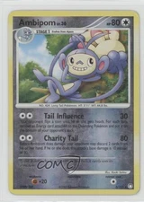 Ambipom Reverse Foil Pokémon Diamond & Pearl Mysterious Treasures #3 2007