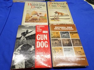Lot of 4 Vintage Books on Field Trials, Retriever Hunting Dogs William F. Brown