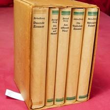 August Strindberg - Ausgewählte Romane in fünf Bänden, Hyperion Verlag 1919