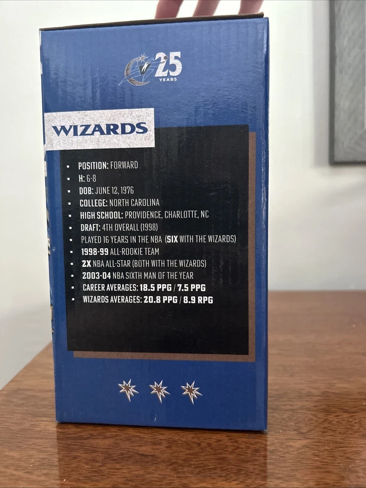 Bobblehead 25 aniversario Antwan Jamison Washington Wizards 2023 Foto 2 de 4