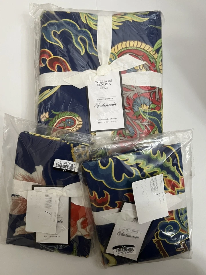 Williams-Sonoma New Moon Printed Full/Qn Duvet Cover + 2 Standard Shams_NWT_T#C - Image 4 of 4
