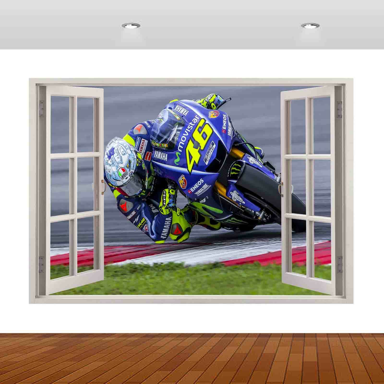 Italian track Sports Bike Racing Italy 3d Mural Wall Sticker Poster Decal S38
