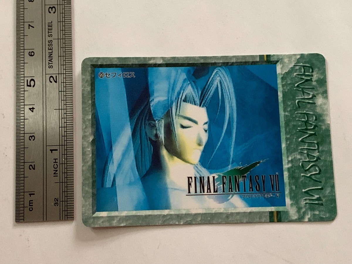 ★廃盤★ファイナルファンタジー Ⅶ FF7 トレーディングカード Sephiroth FINAL FANTASY VII FF7 SQUARE japanese 1997 card