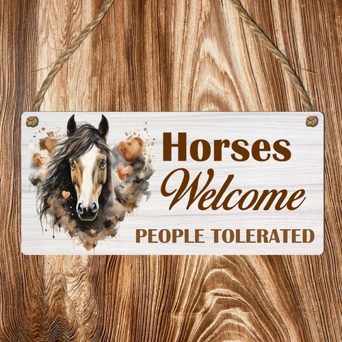 Horse Gifts For Girls For Women Stable House Sign Horse Lover Gift Mum Daughter - Picture 4 of 10